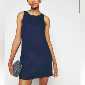 The Reformation Jessi Linen Dress Size 2 Danube